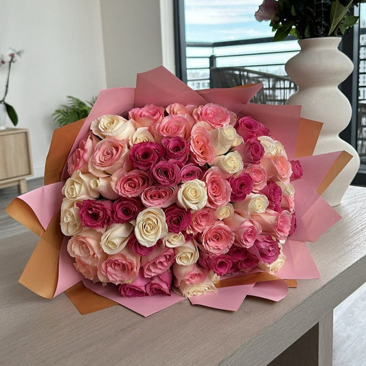 Three color roses Bouquet